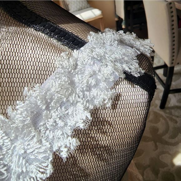 minuet pink and white lace cocktail homecoming dress - Picture 7 of 12